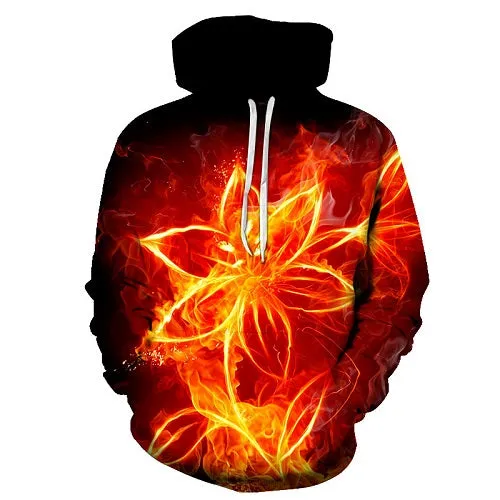 Latest 3D Flower Themed Hoodies