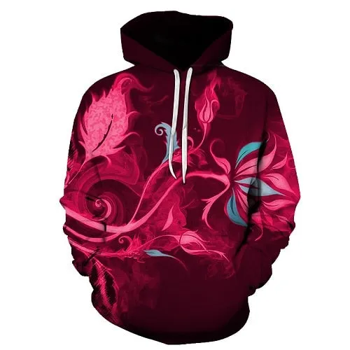 Latest 3D Flower Themed Hoodies