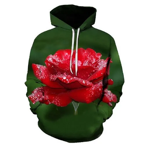 Latest 3D Flower Themed Hoodies