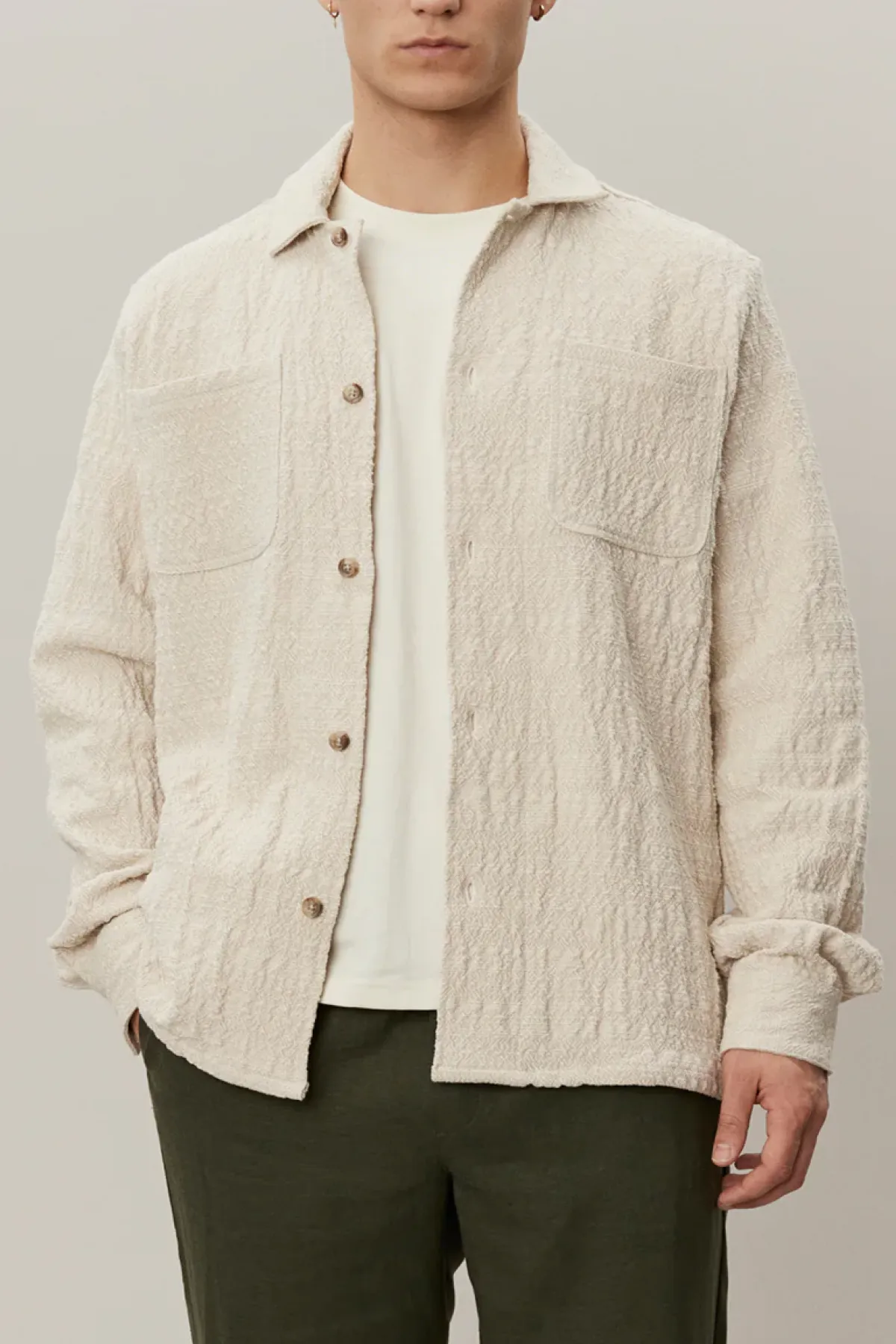 Les Deux Isaac Overshirt - Ivory