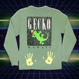 Limited Edition: 1988 Gecko Marble HYPERFLASH Long Sleeve: Green-To-Yellow