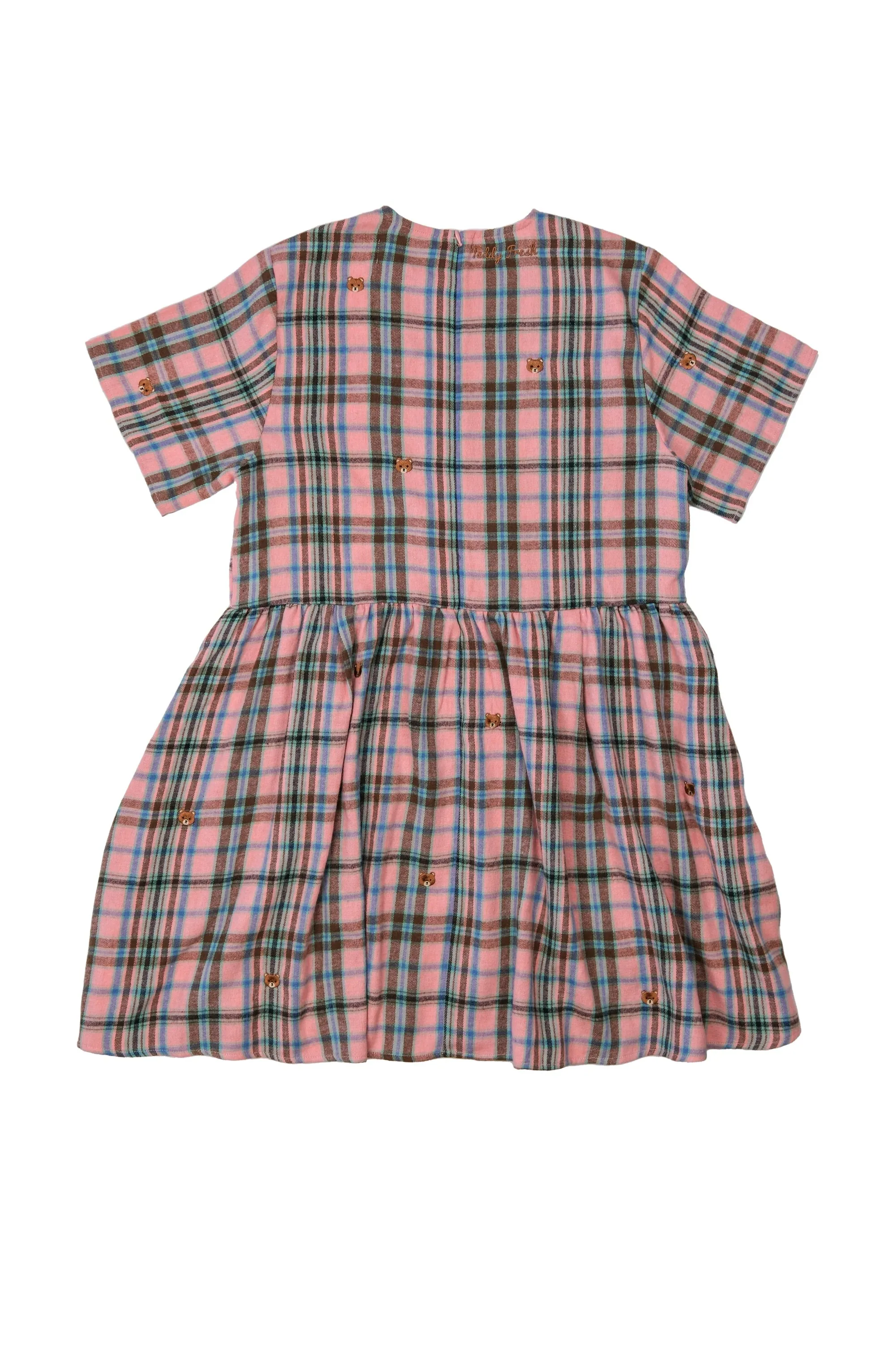 Little Bears Plaid Dress