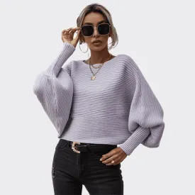 Loose Solid Color Sweater