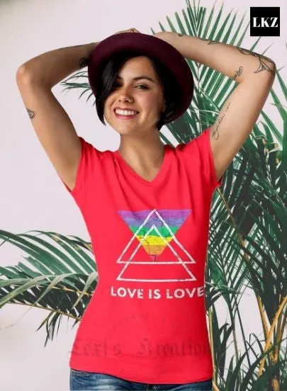 Love Is Love V-Neck Tee