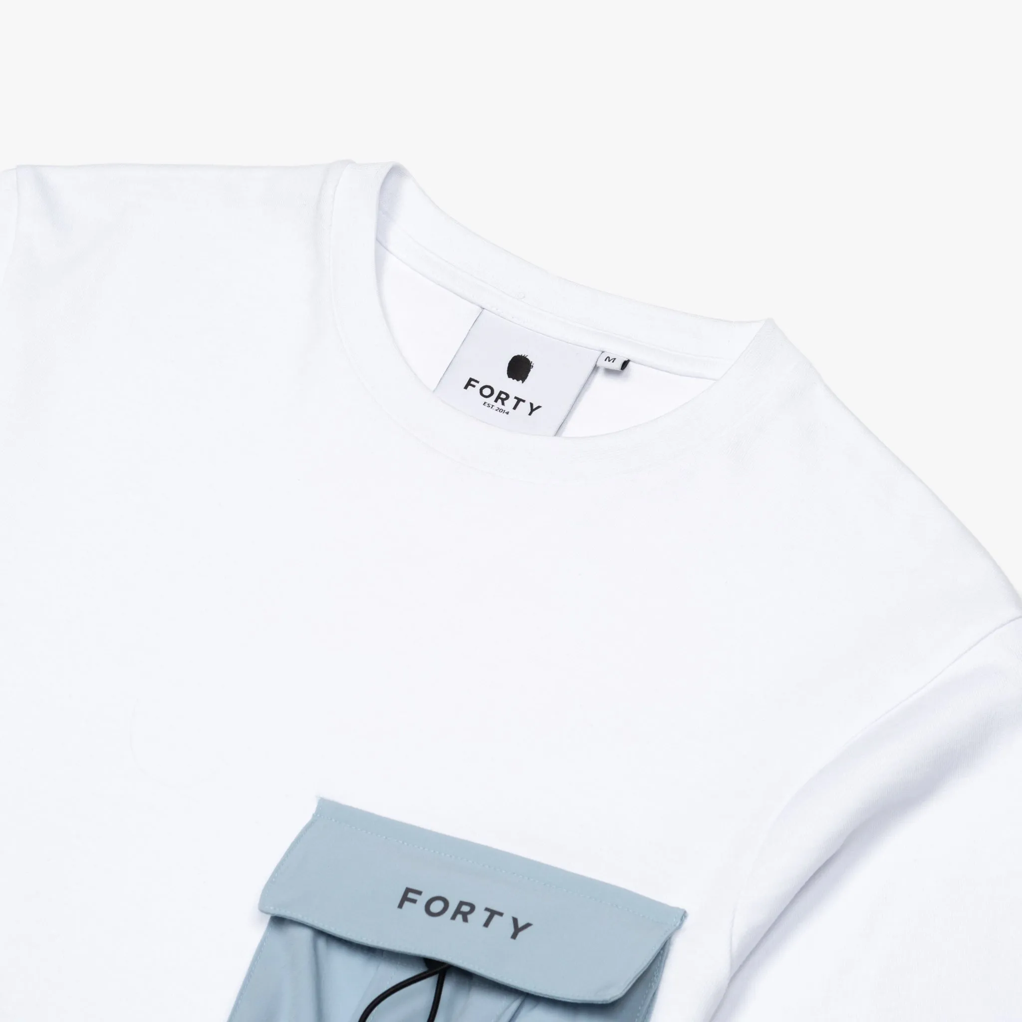 Mac Tech Tee (White/Cyanus)