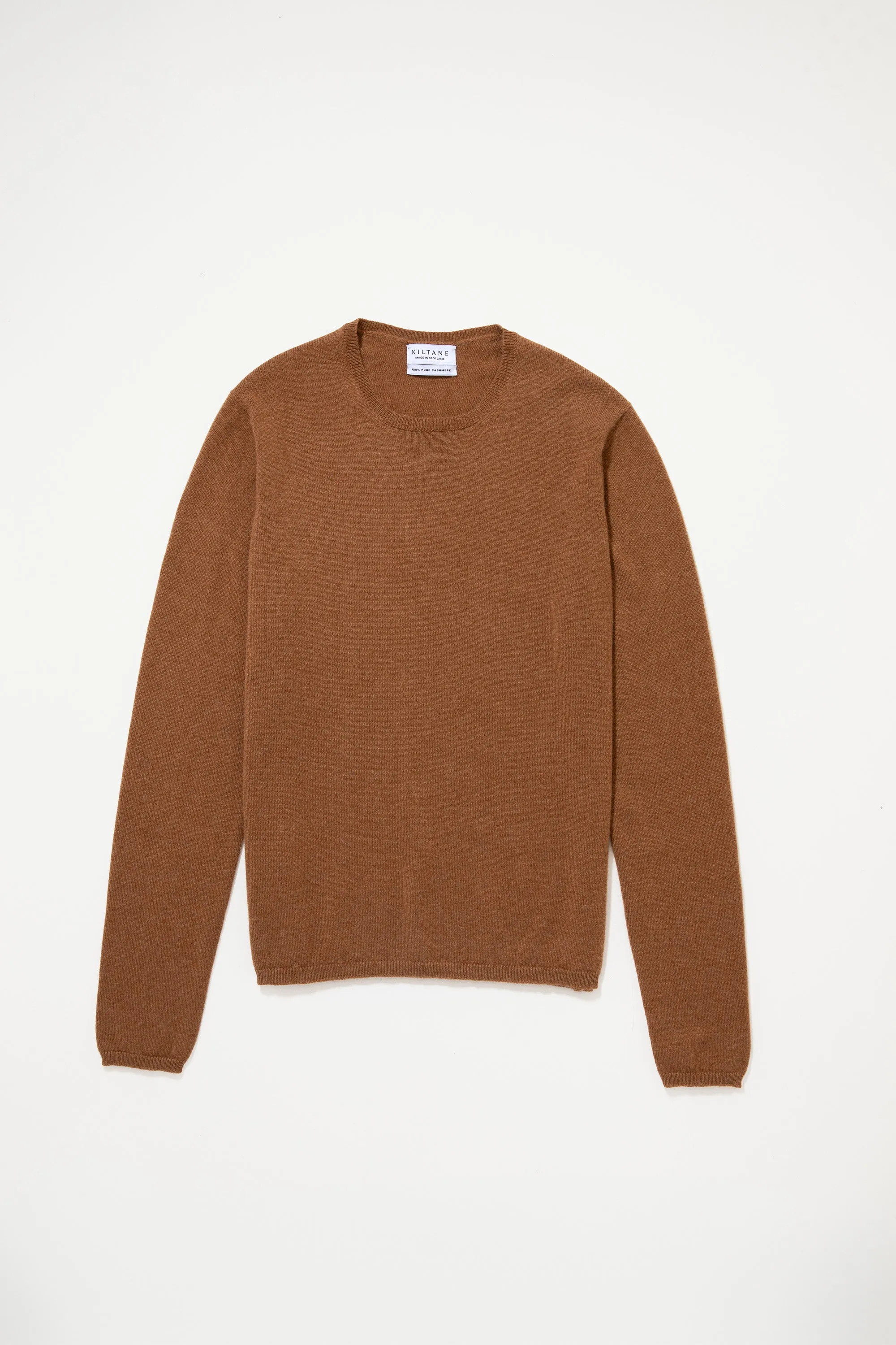 Made in Scotland Charlotte Cashmere Crew Neck - Vicuna