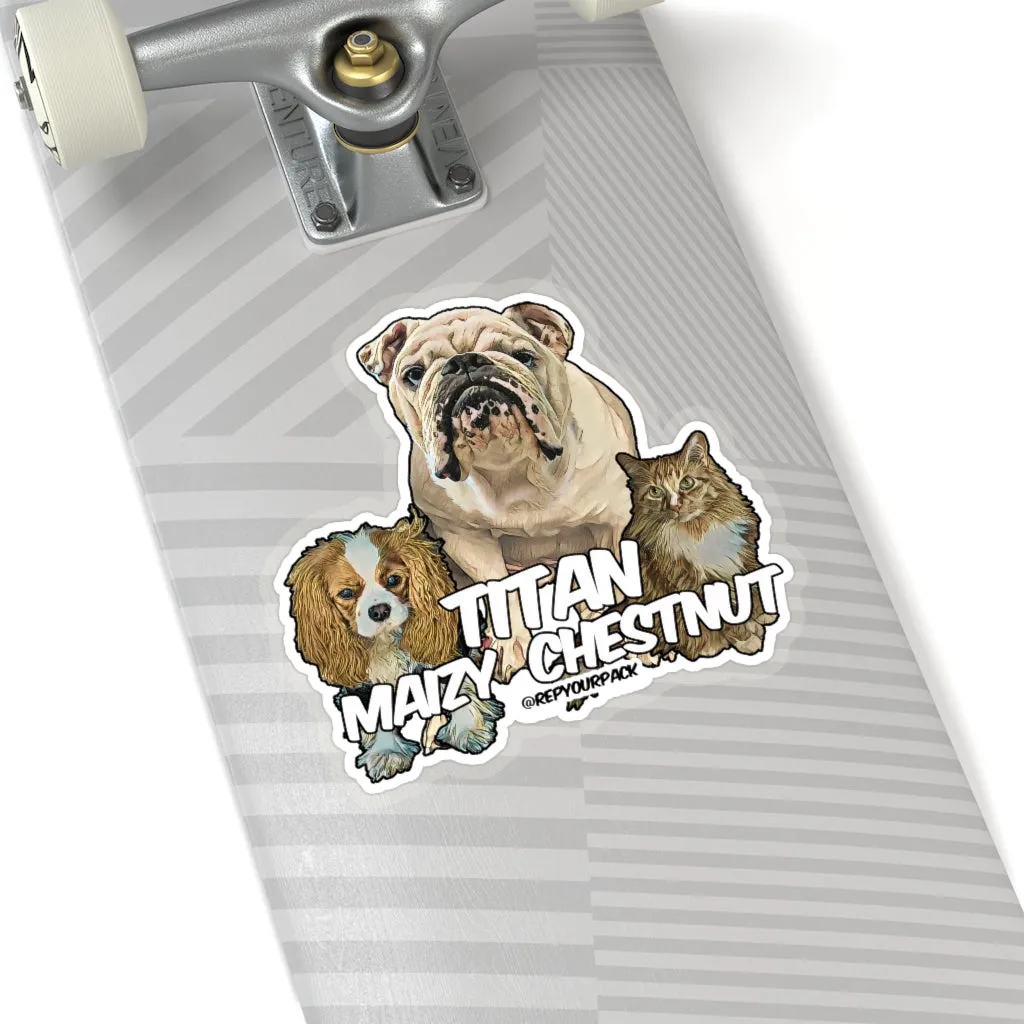 Maizy Titan Chestnut Stickers