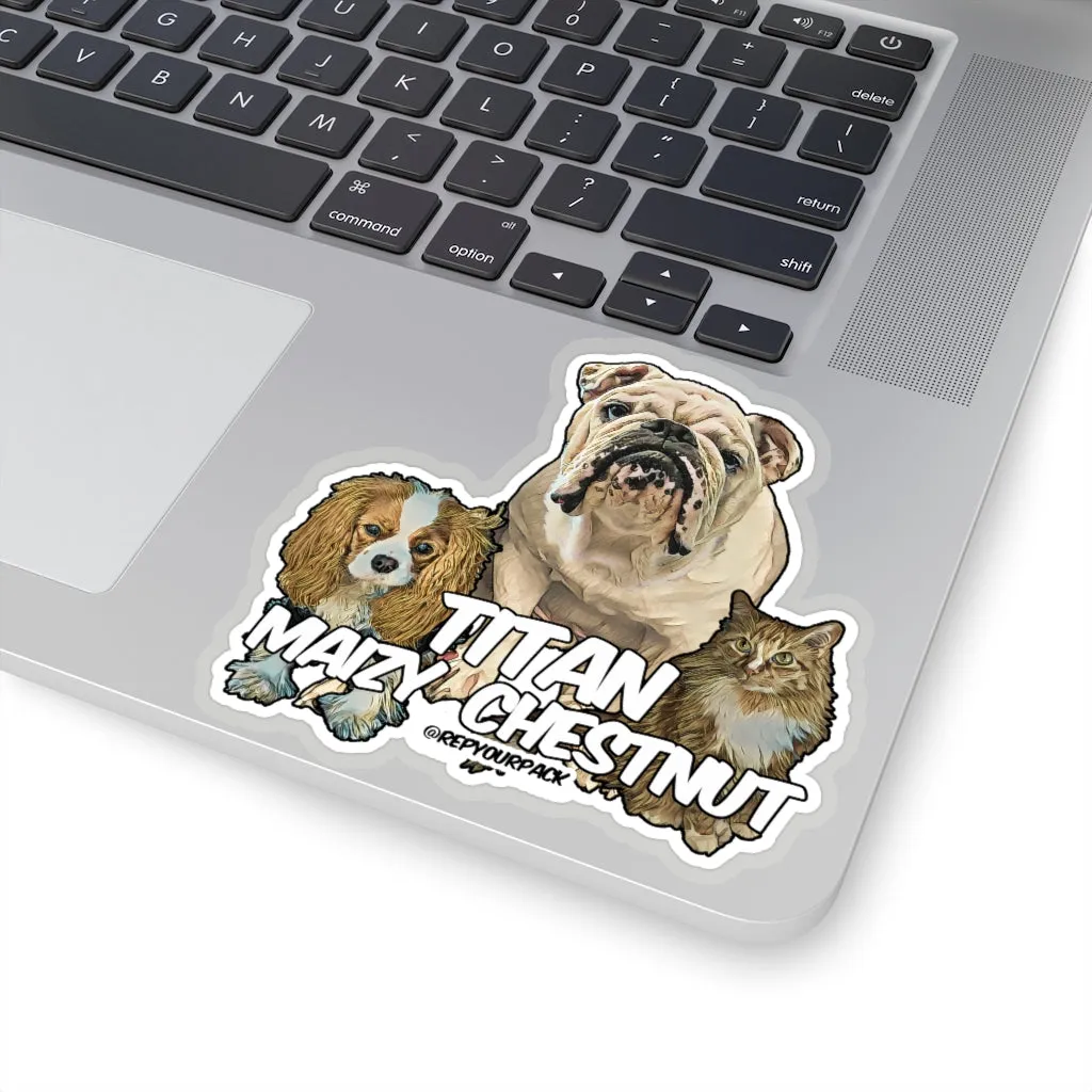 Maizy Titan Chestnut Stickers