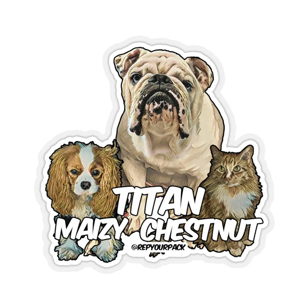 Maizy Titan Chestnut Stickers