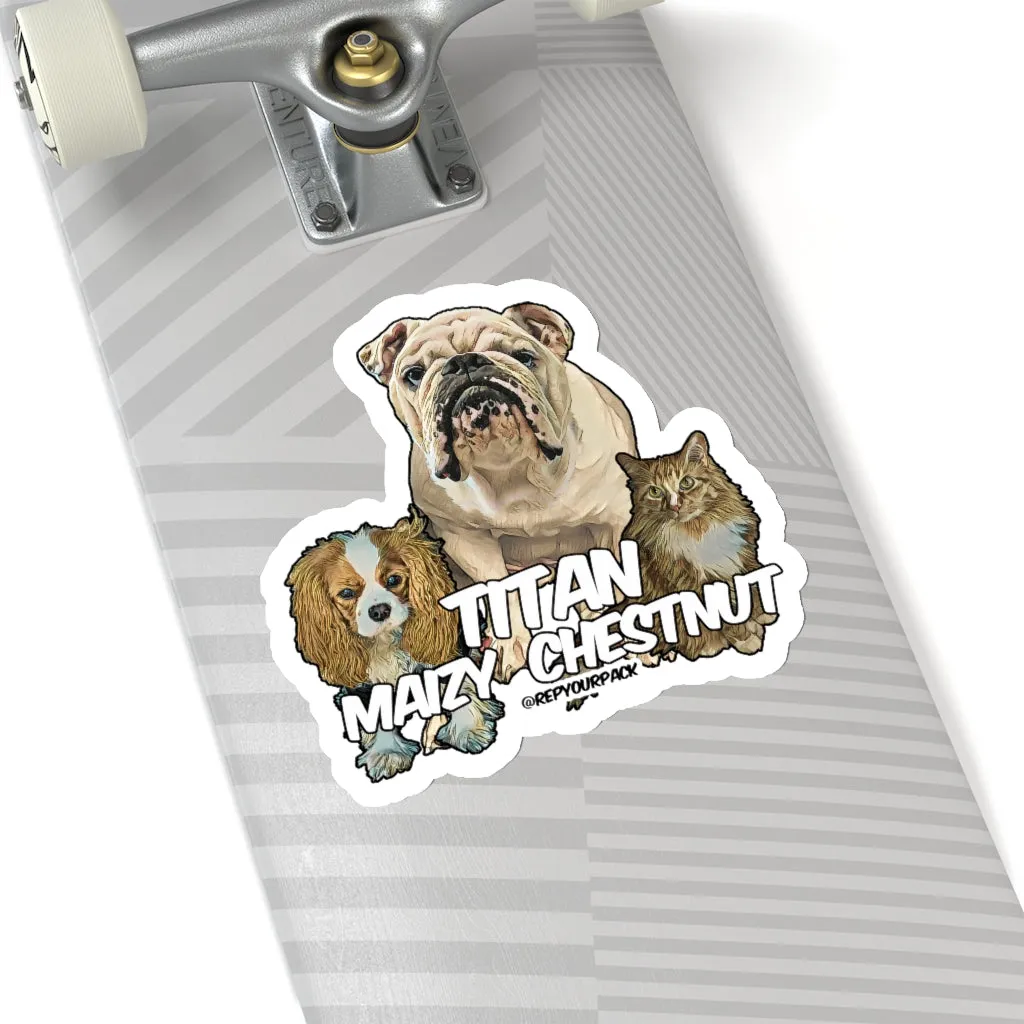 Maizy Titan Chestnut Stickers