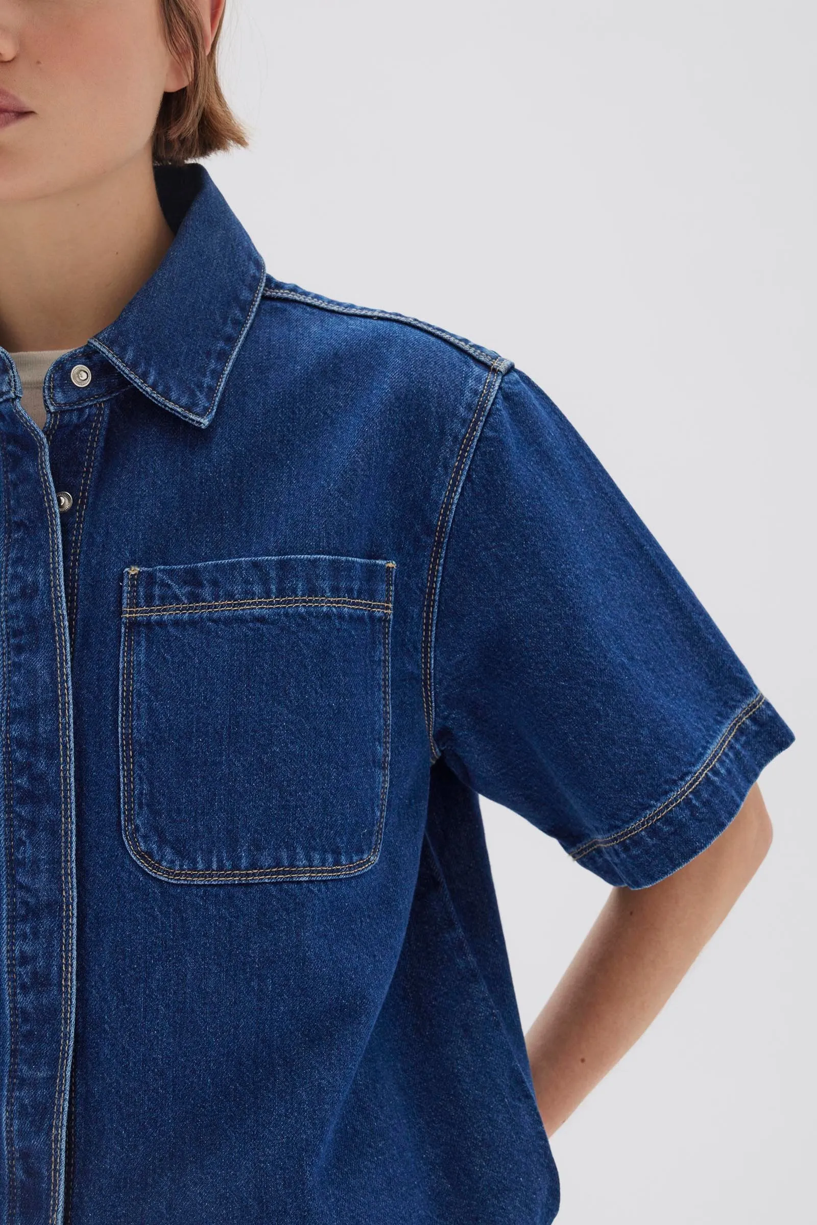 Marlow Boxy Denim Shirt