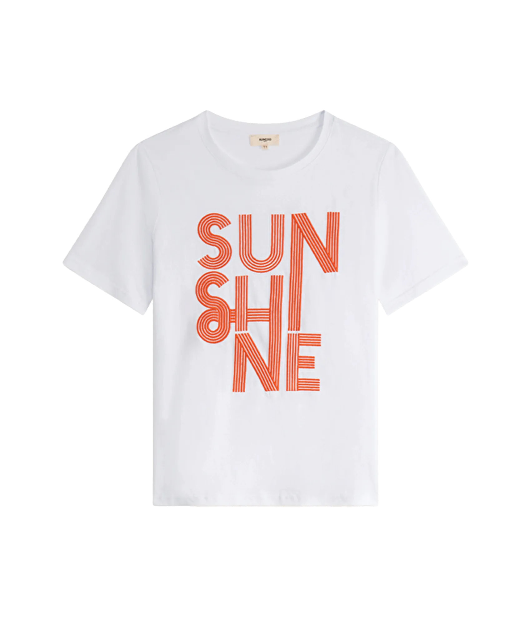 Medan T-shirt with Sunshine message - White