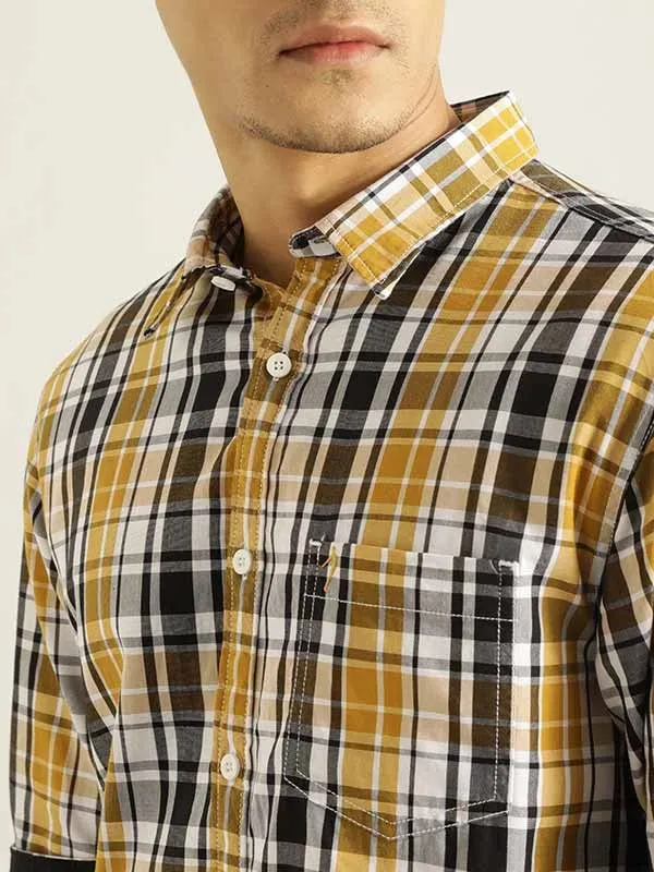 Men Checked Full Sleeve Cotton Shirt