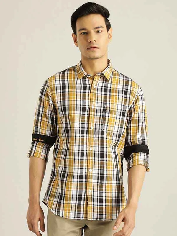 Men Checked Full Sleeve Cotton Shirt