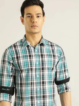 Men Checked Full Sleeve Cotton Shirt