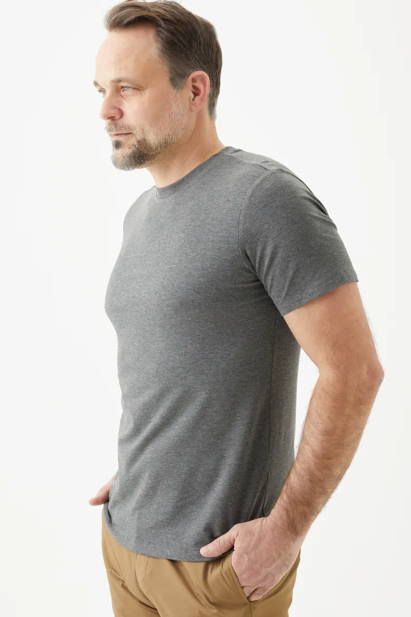 Men's Bamboo Cotton Short-Sleeve Crew Tee-All Sales Final