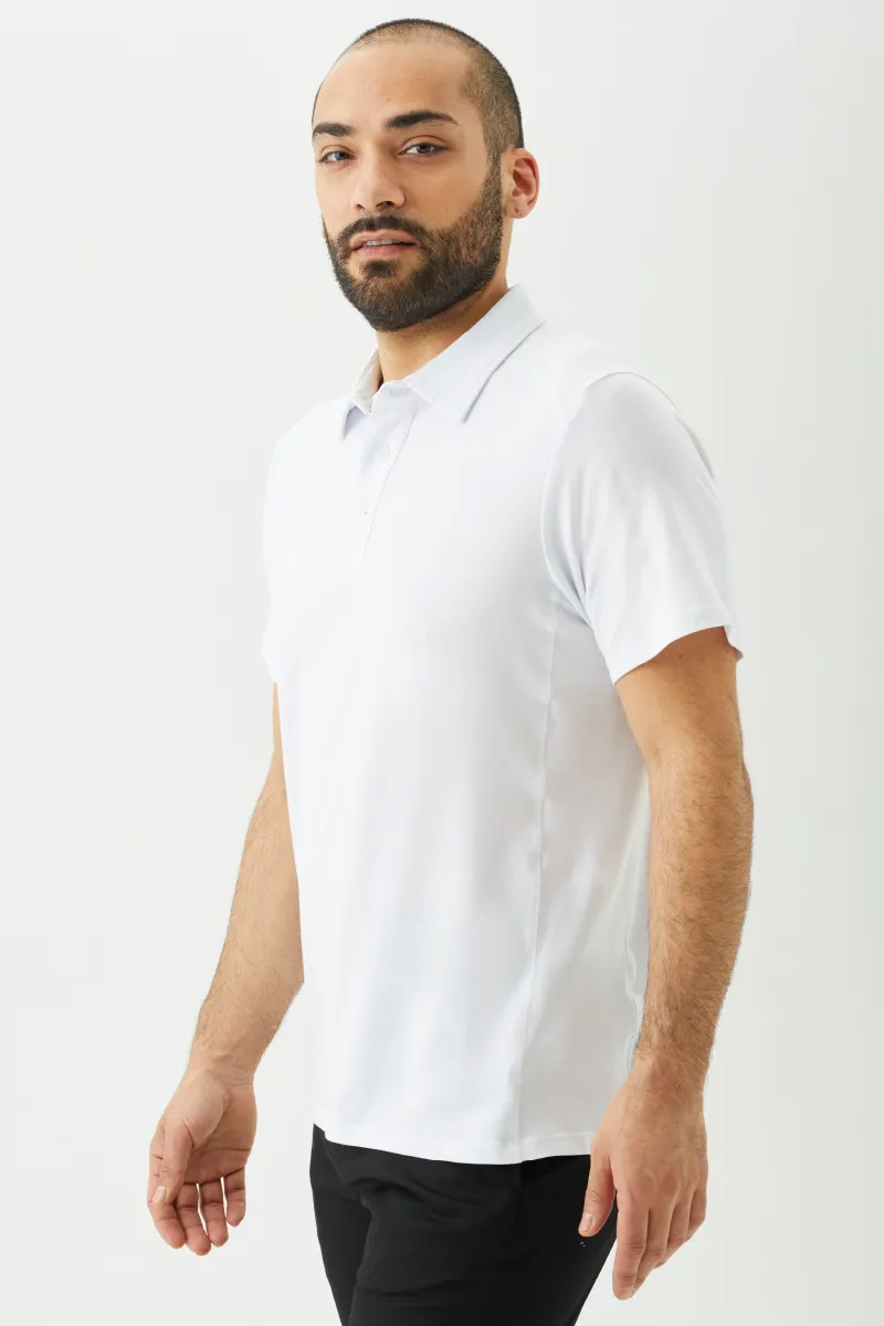 Men's Bamboo Cotton Short-Sleeve Polo Tee-All Sales Final