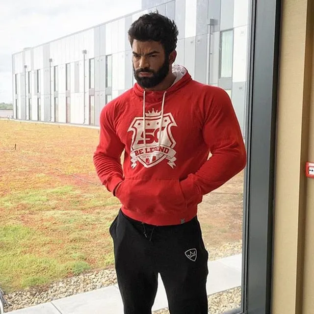 Men's Bodybuilding Sweatshirts Jacket