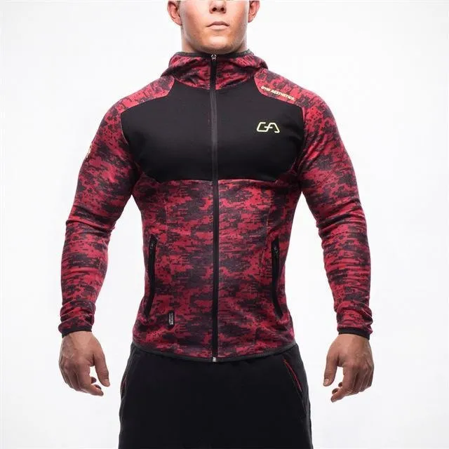 Men's Crossfit Camouflage Workout Hoodie