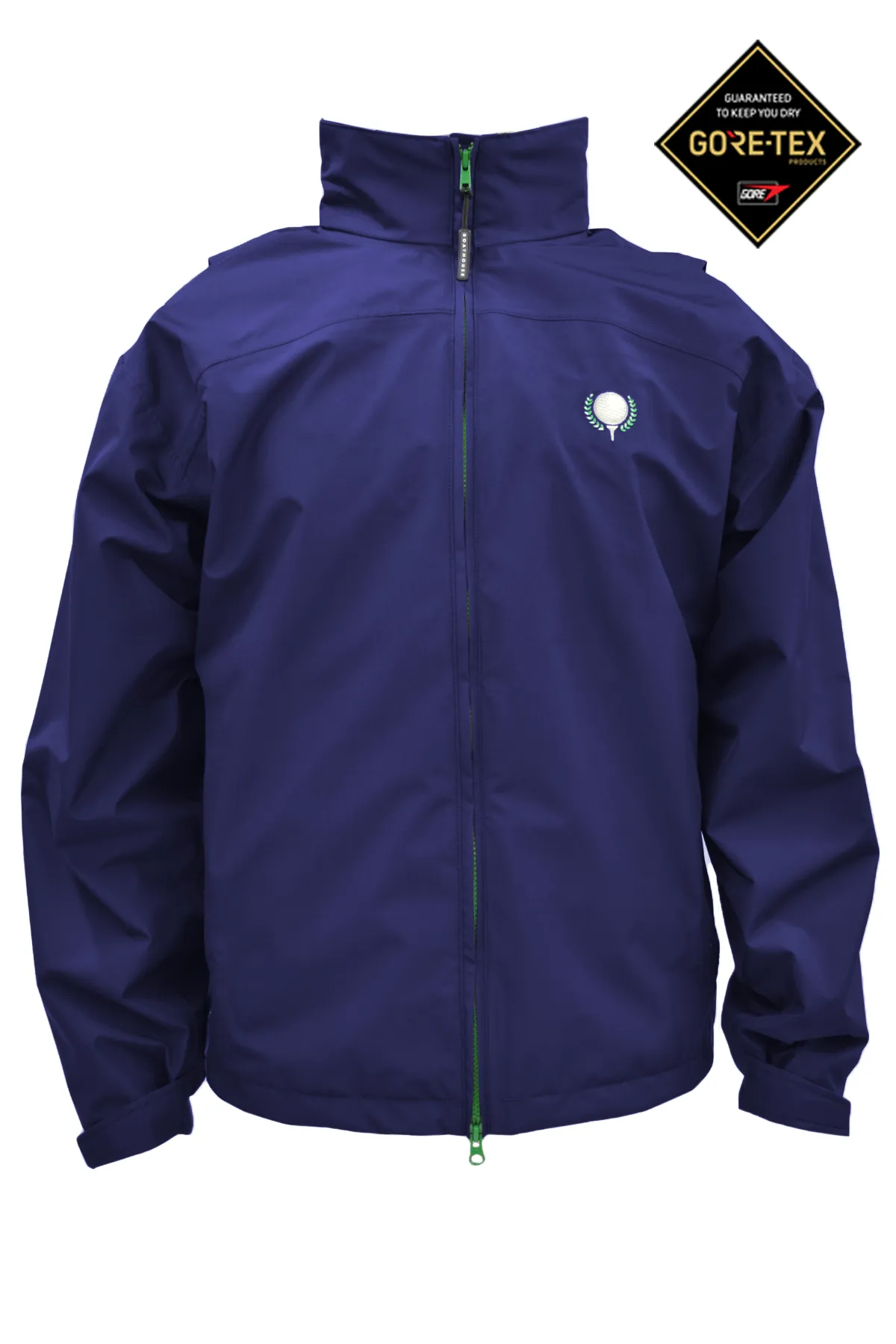 Waterproof Mens GORE-TEX® Colorblocked Approach Golf Jacket