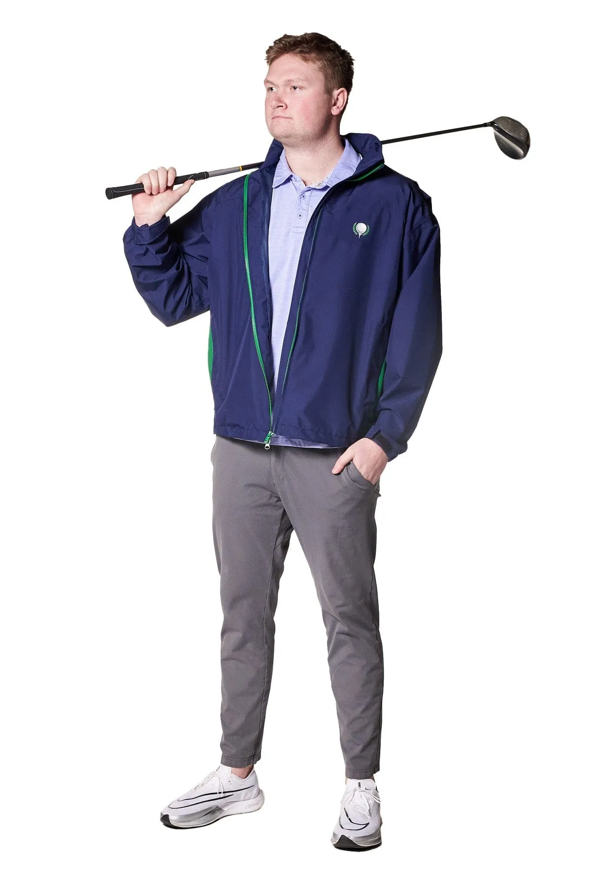 Waterproof Mens GORE-TEX® Colorblocked Approach Golf Jacket