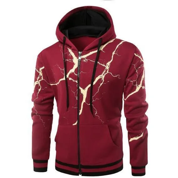 Men's Lightening Cardigan Winter Zipper