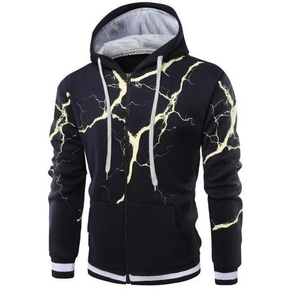 Men's Lightening Cardigan Winter Zipper