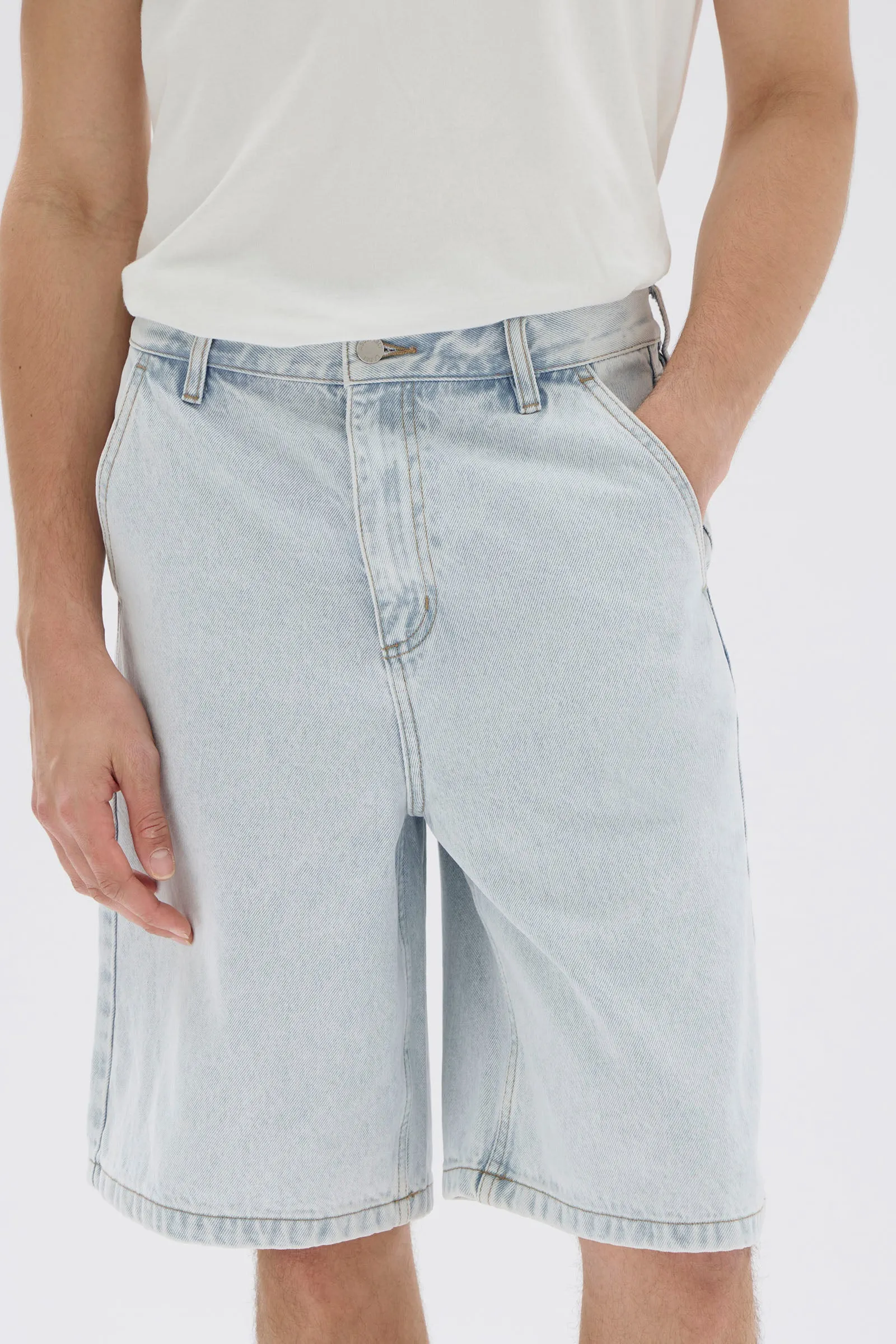 Mens Relaxed Denim Short