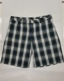 Mid Rise Shorts Plaid 80