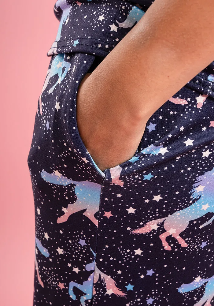 Moonbeam Unicorn & Stars Print Pyjama Set