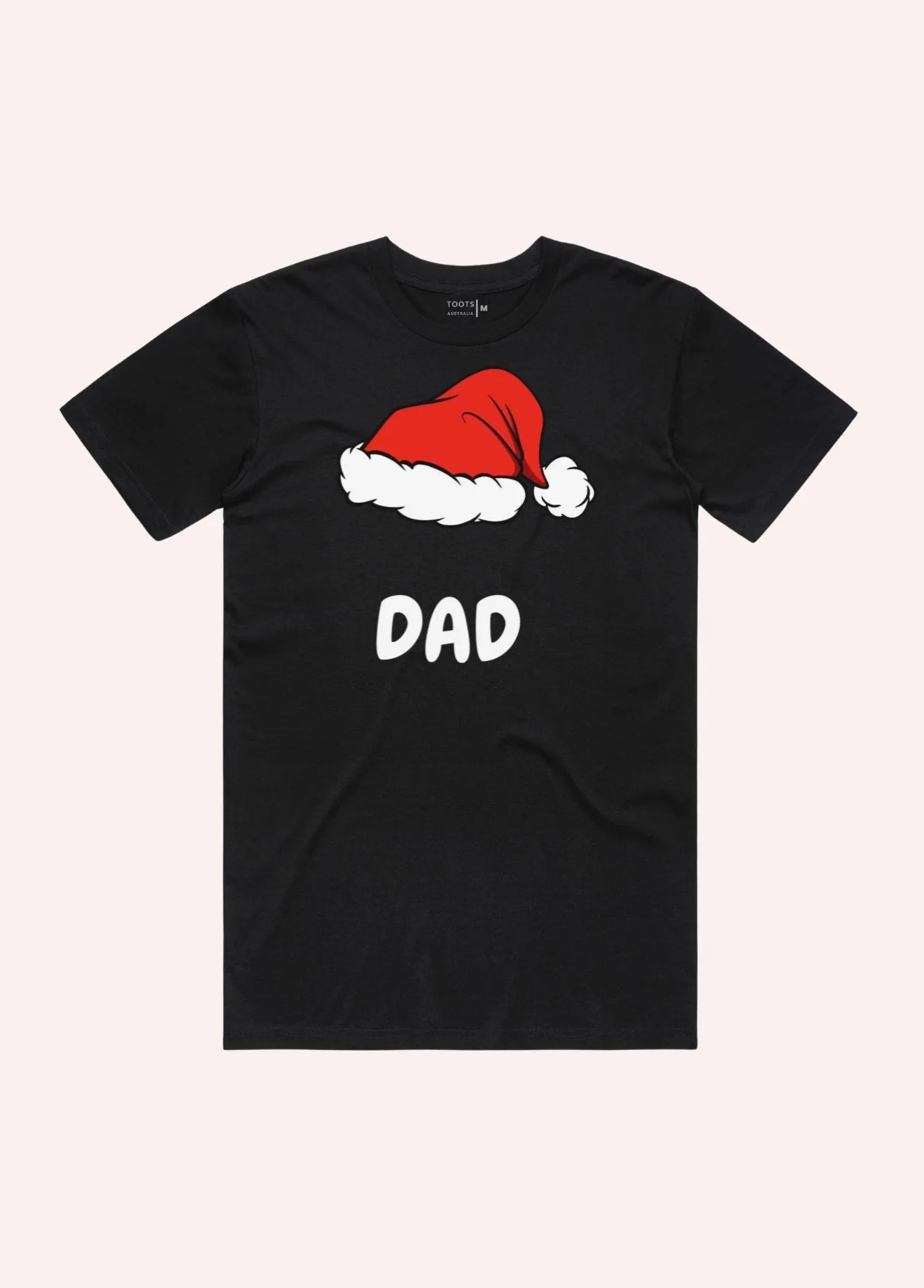 MUM DAD CHRISTMAS HAT T SHIRT