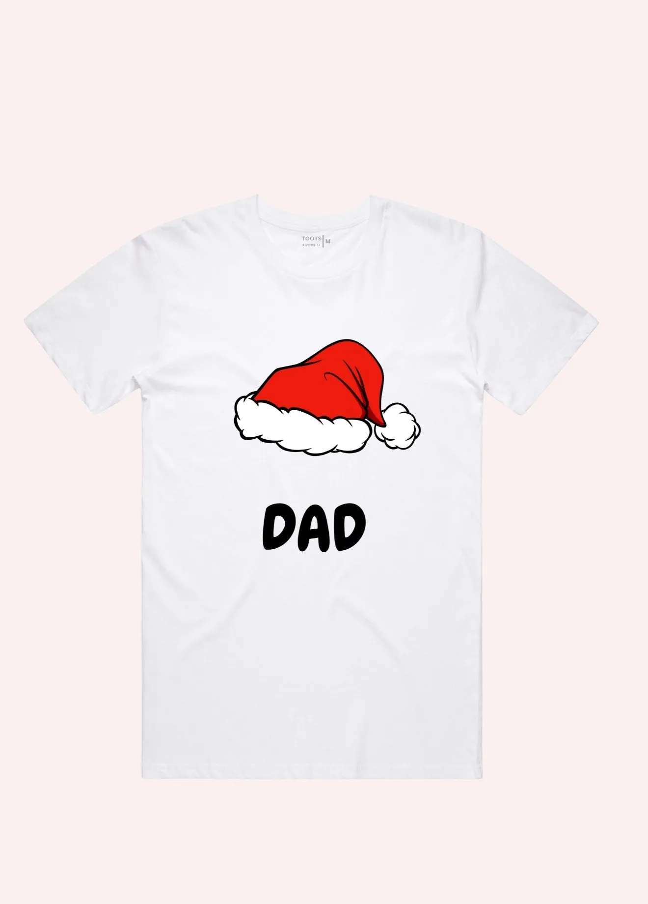 MUM DAD CHRISTMAS HAT T SHIRT