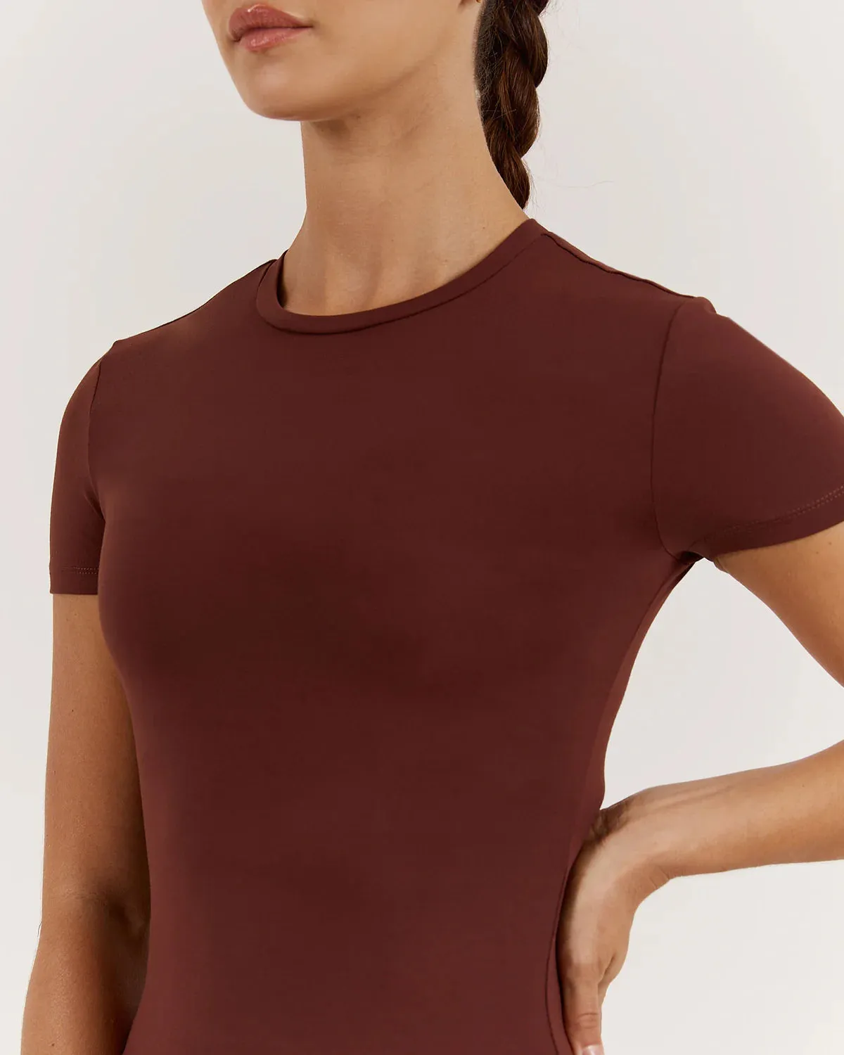 Muscle Republic | Athleisure Top - Chocolate