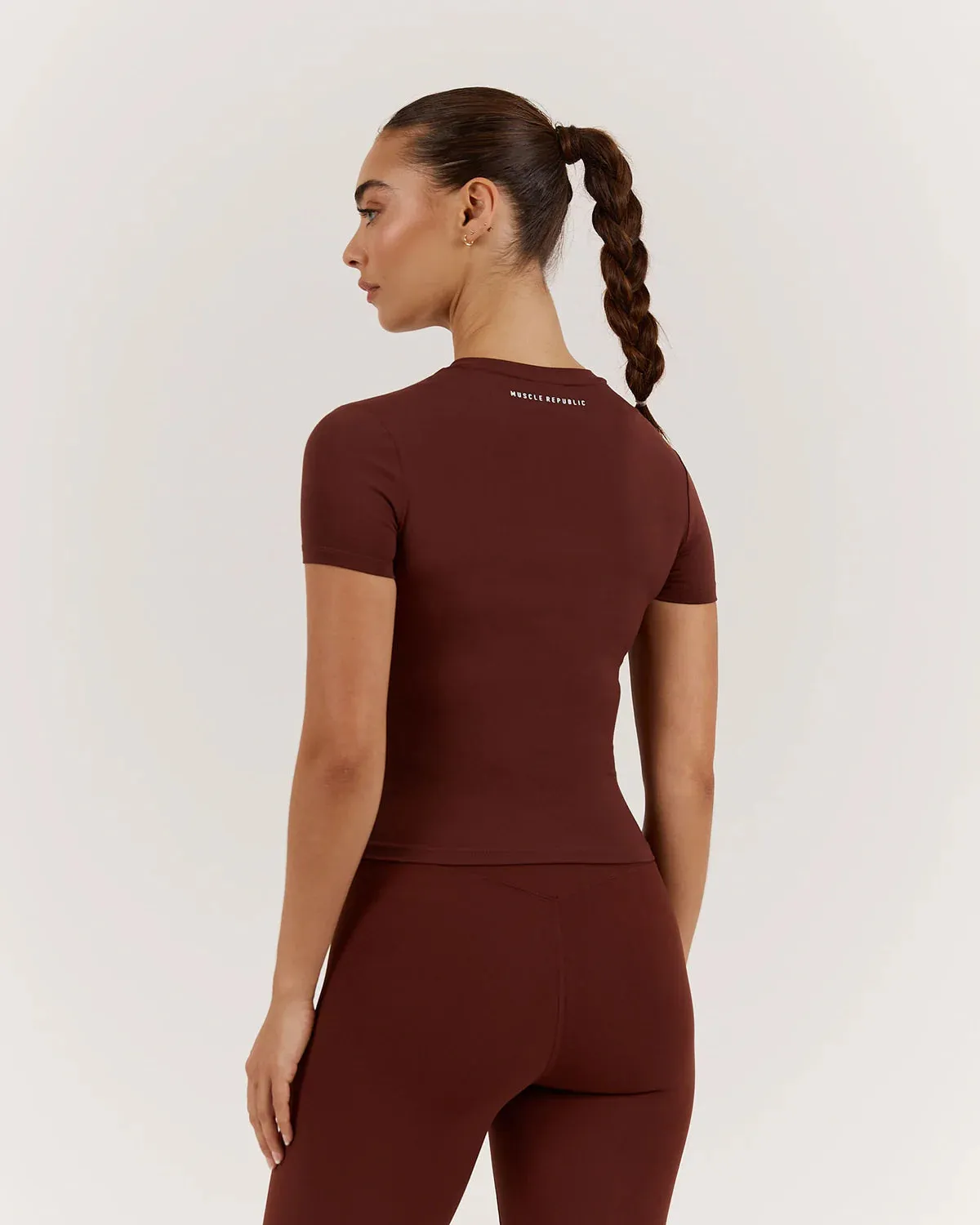 Muscle Republic | Athleisure Top - Chocolate