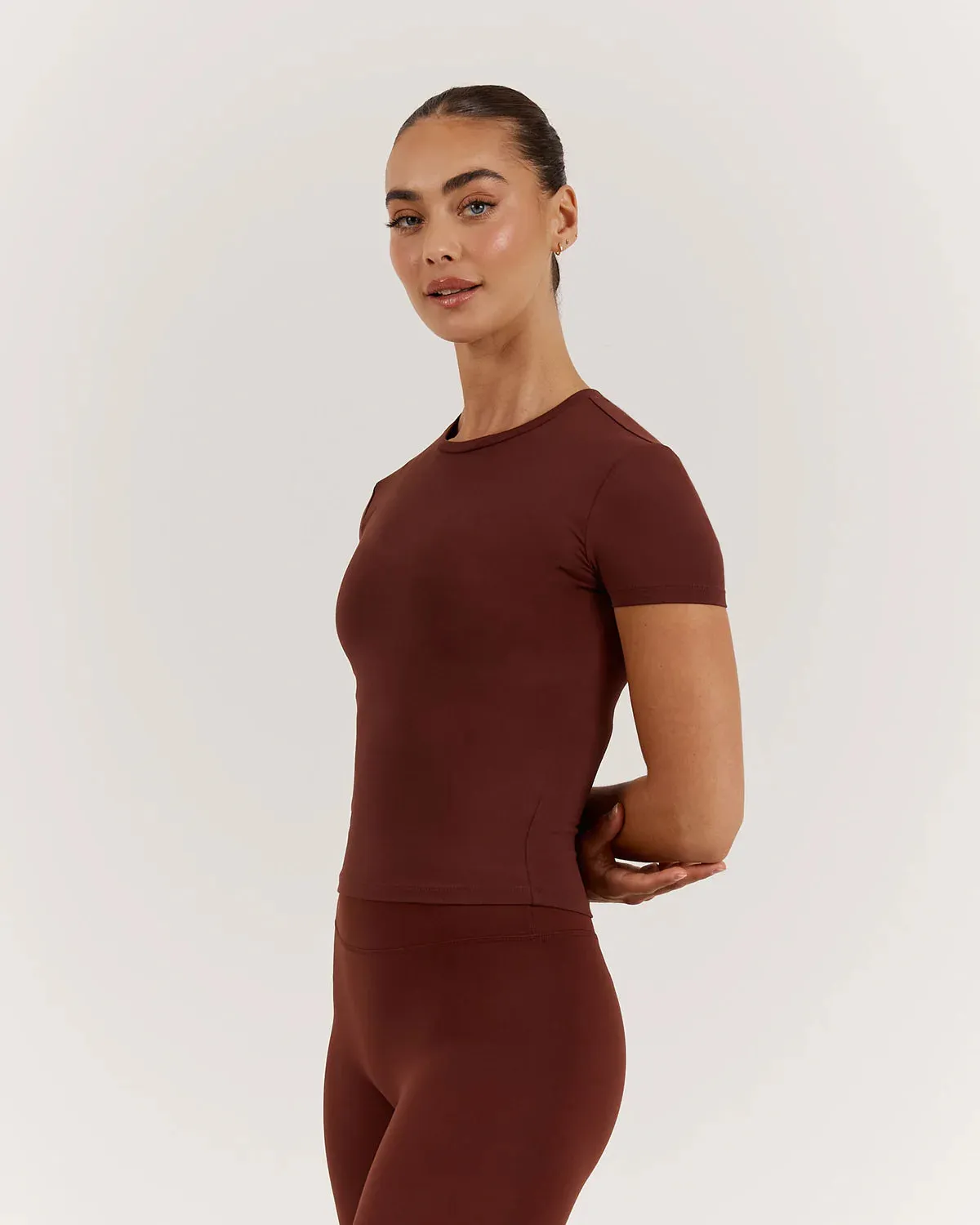 Muscle Republic | Athleisure Top - Chocolate