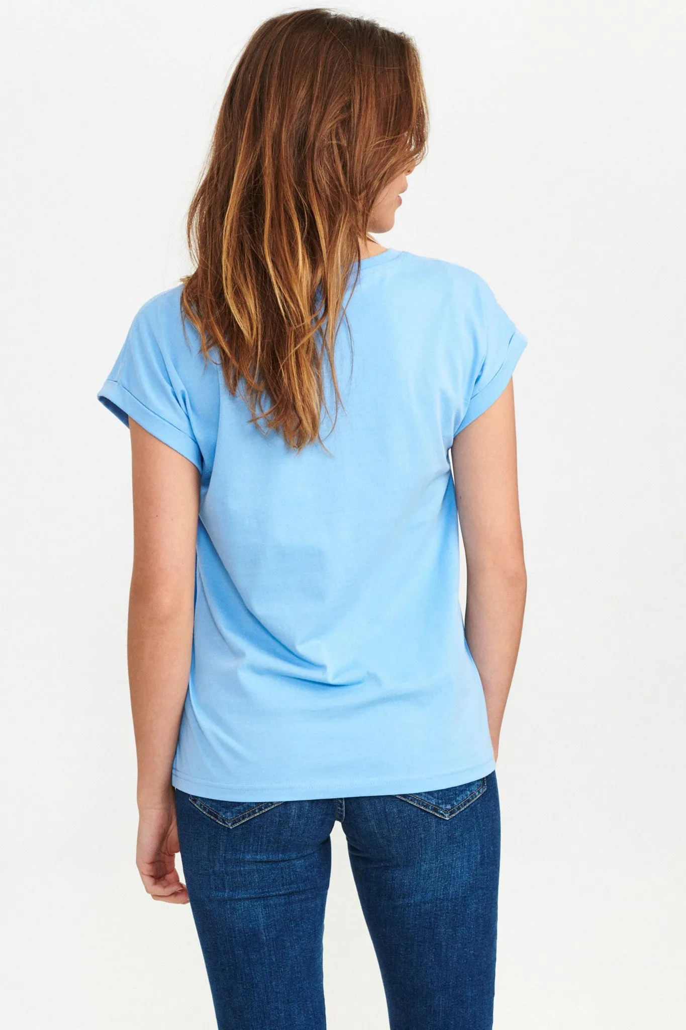 NUBEVERLY T-SHIRT - NOOS - Della Robbia Blue