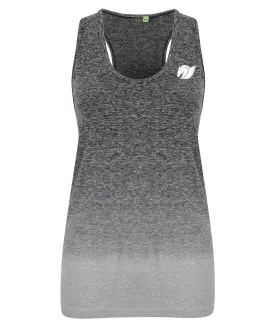 Ombre Seamless Vest - Dark Grey/ Light Grey Marl