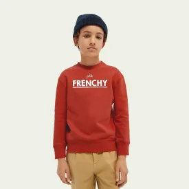 OR - Kids 'Red' Premium Quality Printed FLeece Sweatshirt OR702