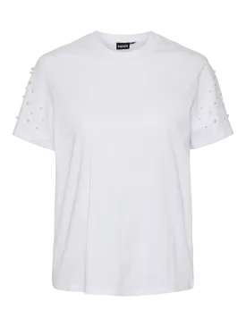 PCRINE T-Shirt - Bright White