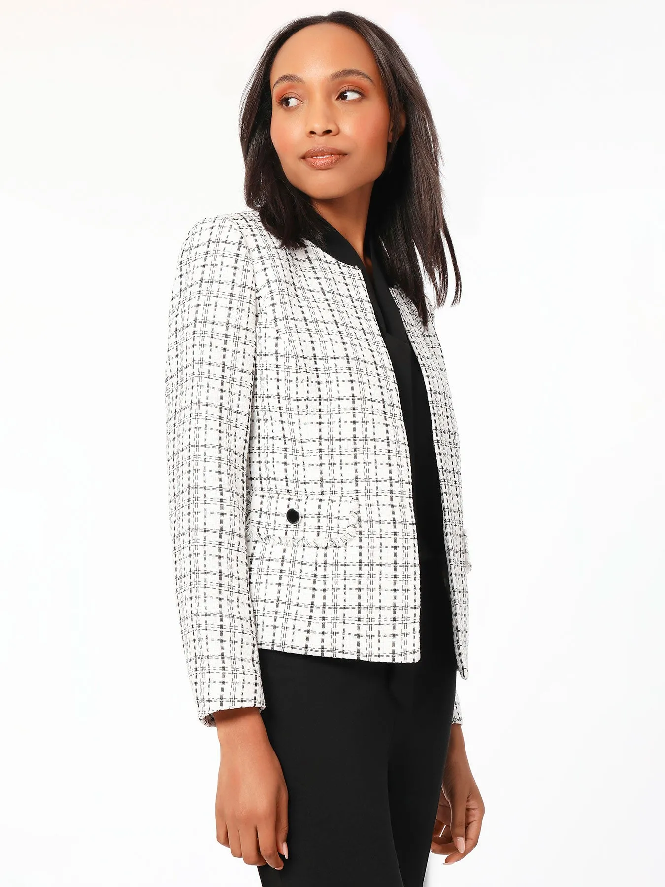 Petite Hazel Jacket, Tweed