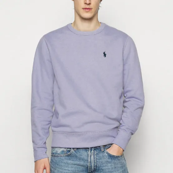 PL - Men 'Lavender' Signature Polo Crew Neck Terry Sweatshirt PL270