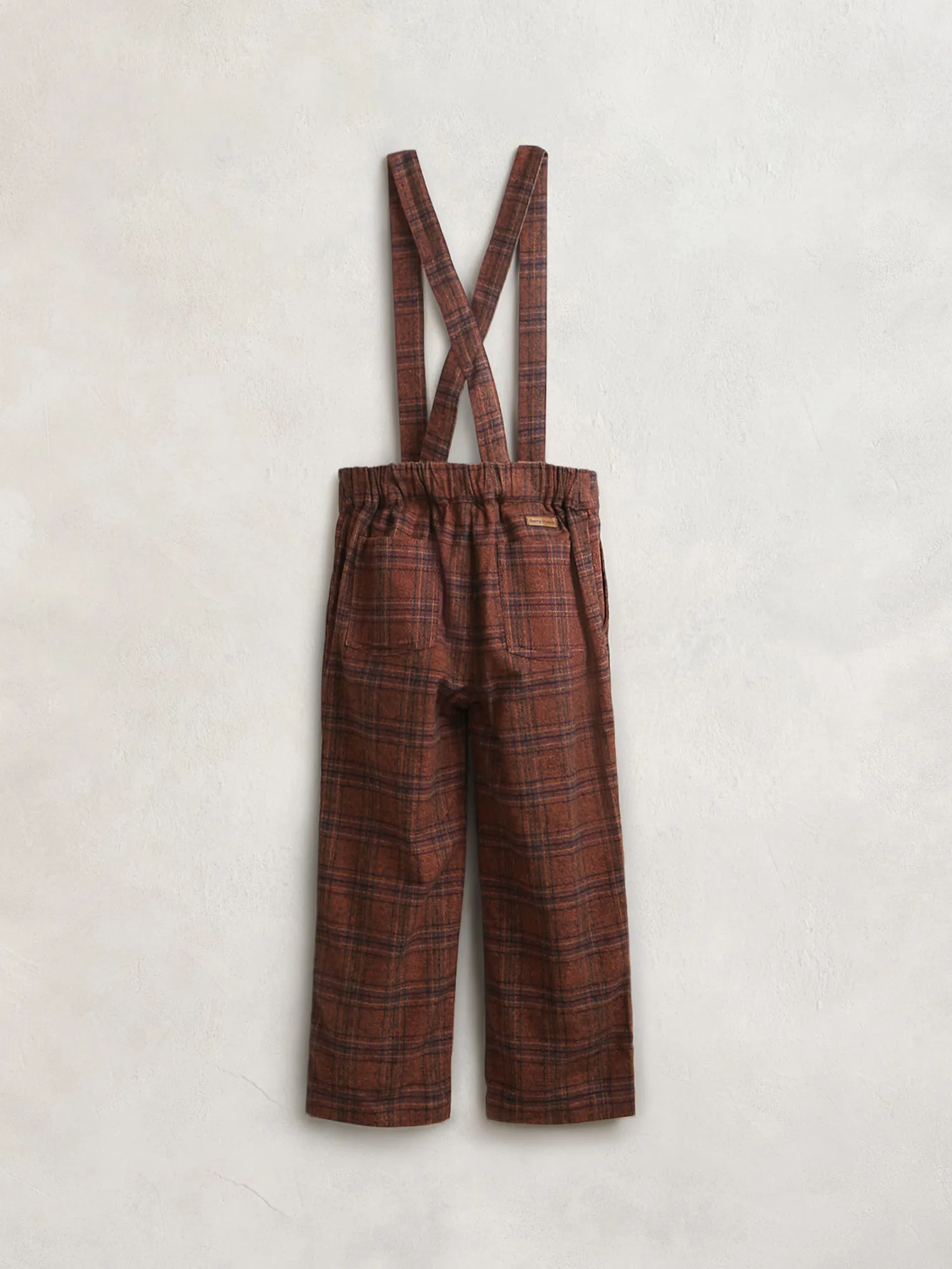 Plaid Trouser with Suspenders