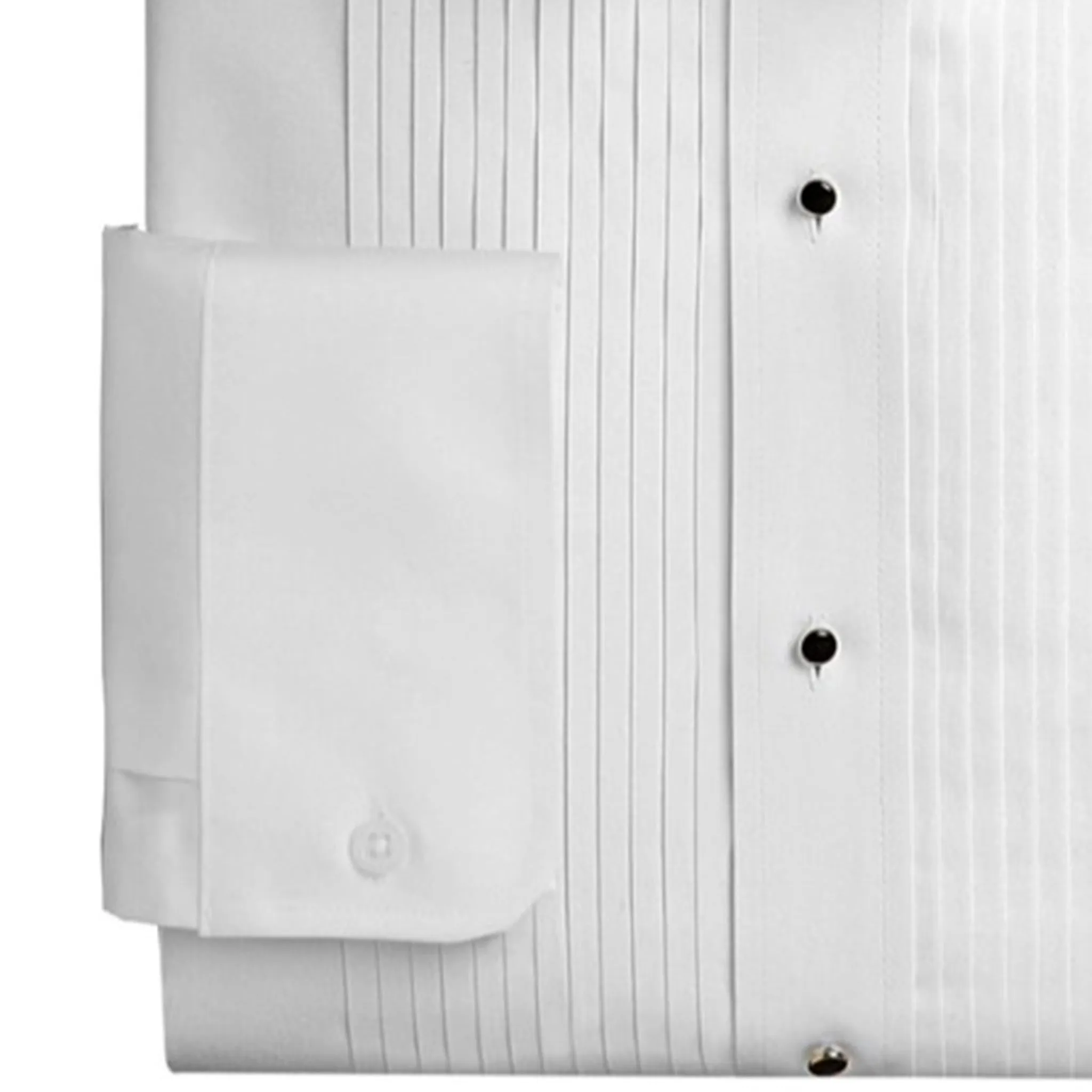 Pleated Wing Tip Tuxedo Shirt