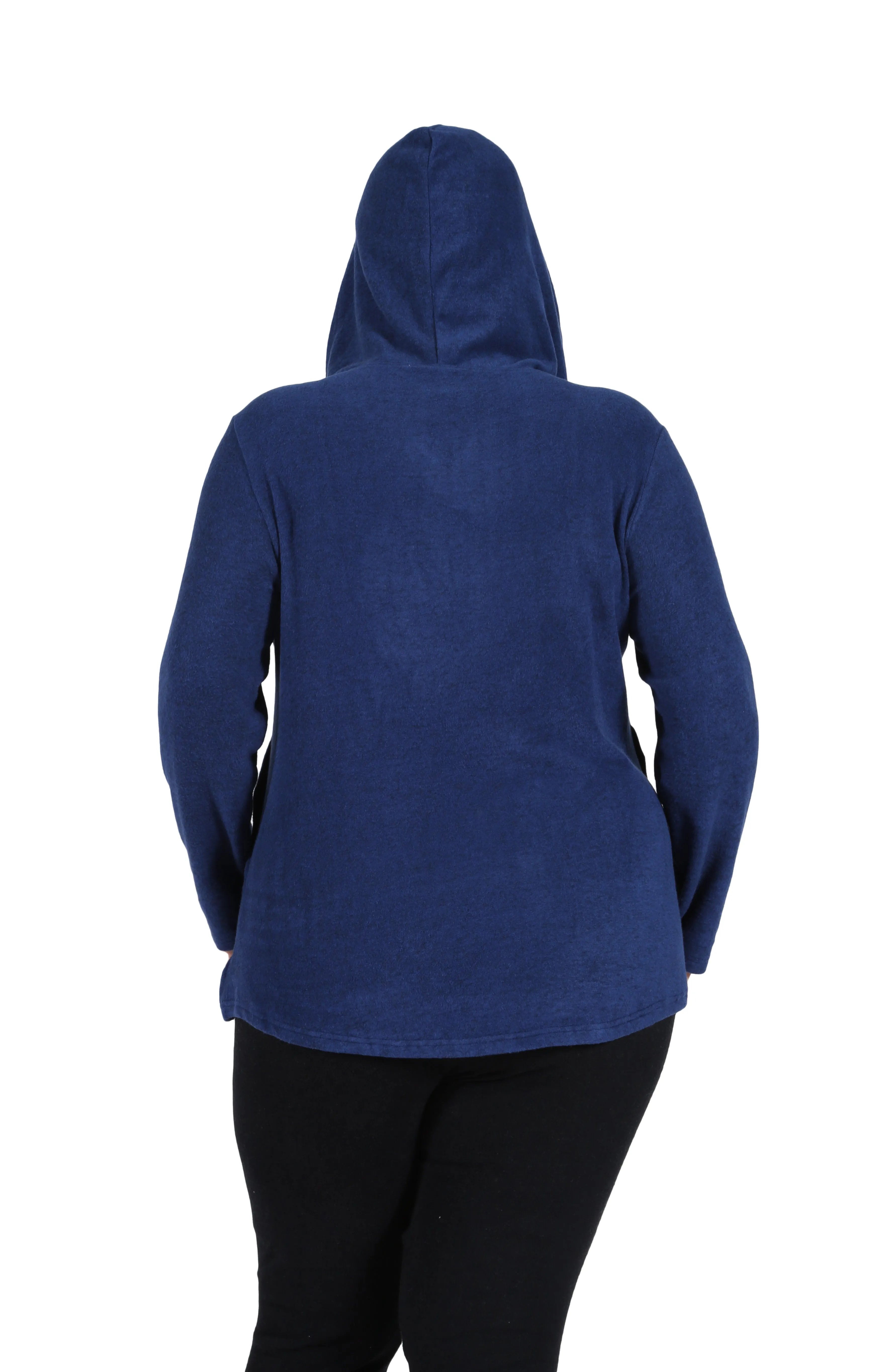 Plus Size Cozy Hooded Tee