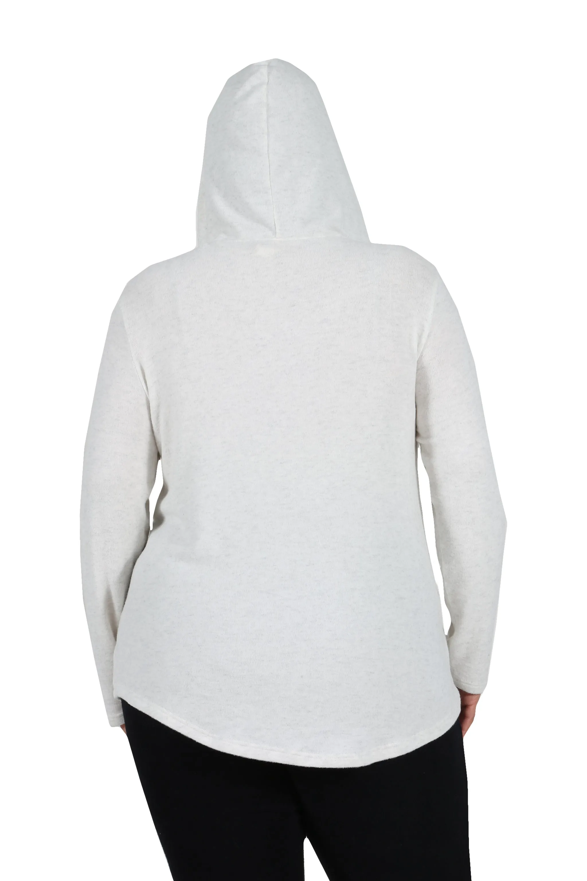 Plus Size Cozy Hooded Tee