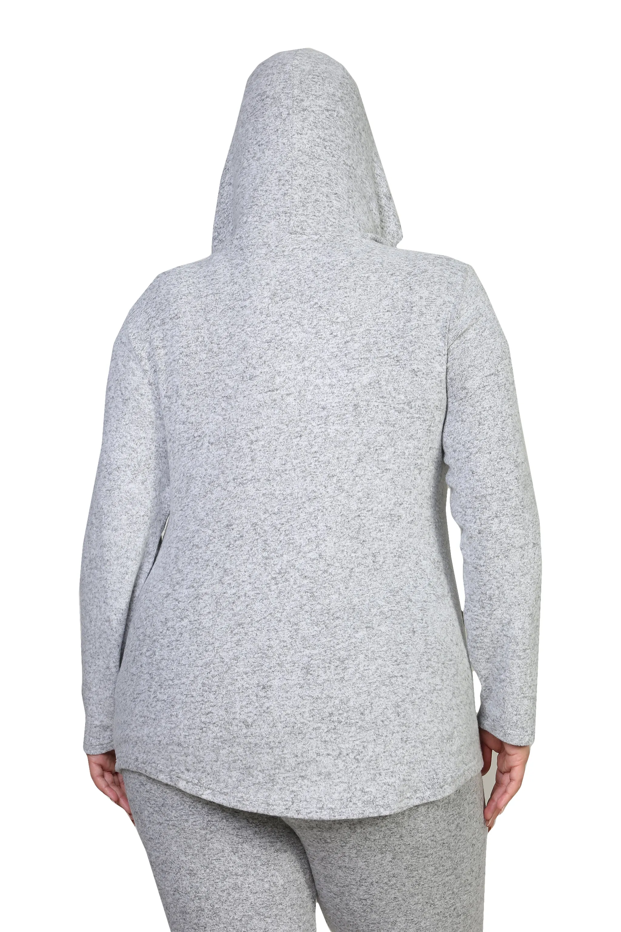 Plus Size Cozy Hooded Tee