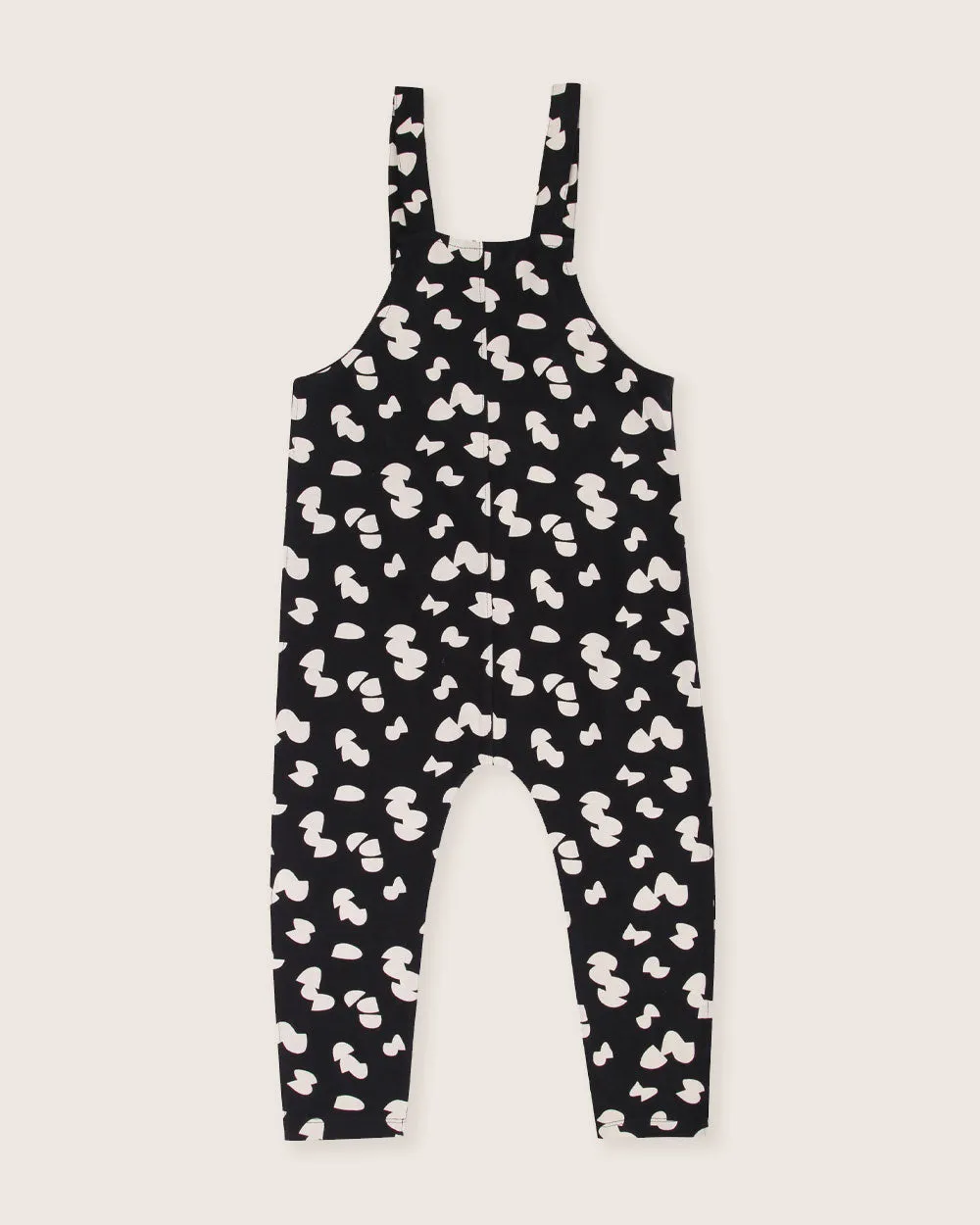 Popcorn Print Dungarees