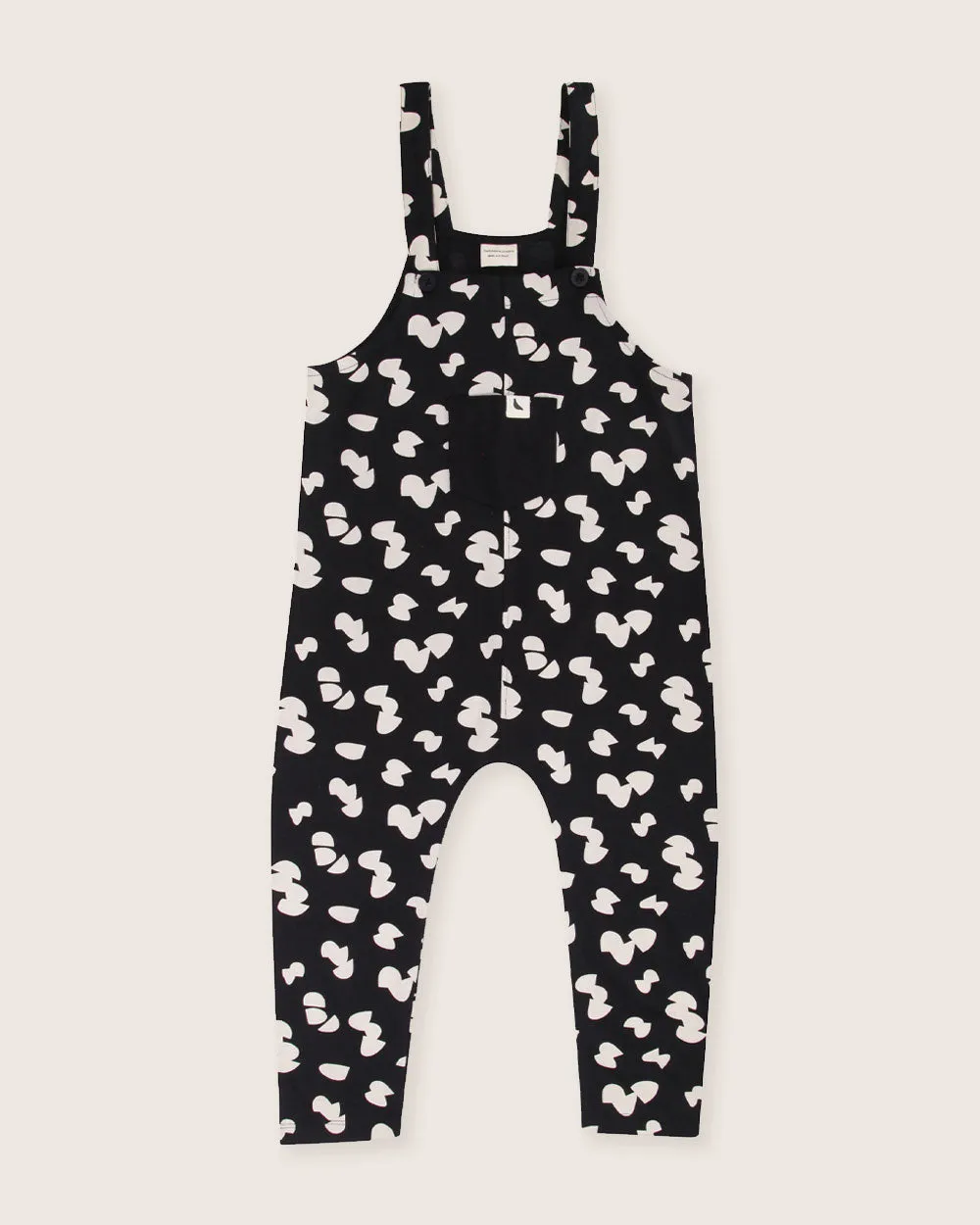 Popcorn Print Dungarees