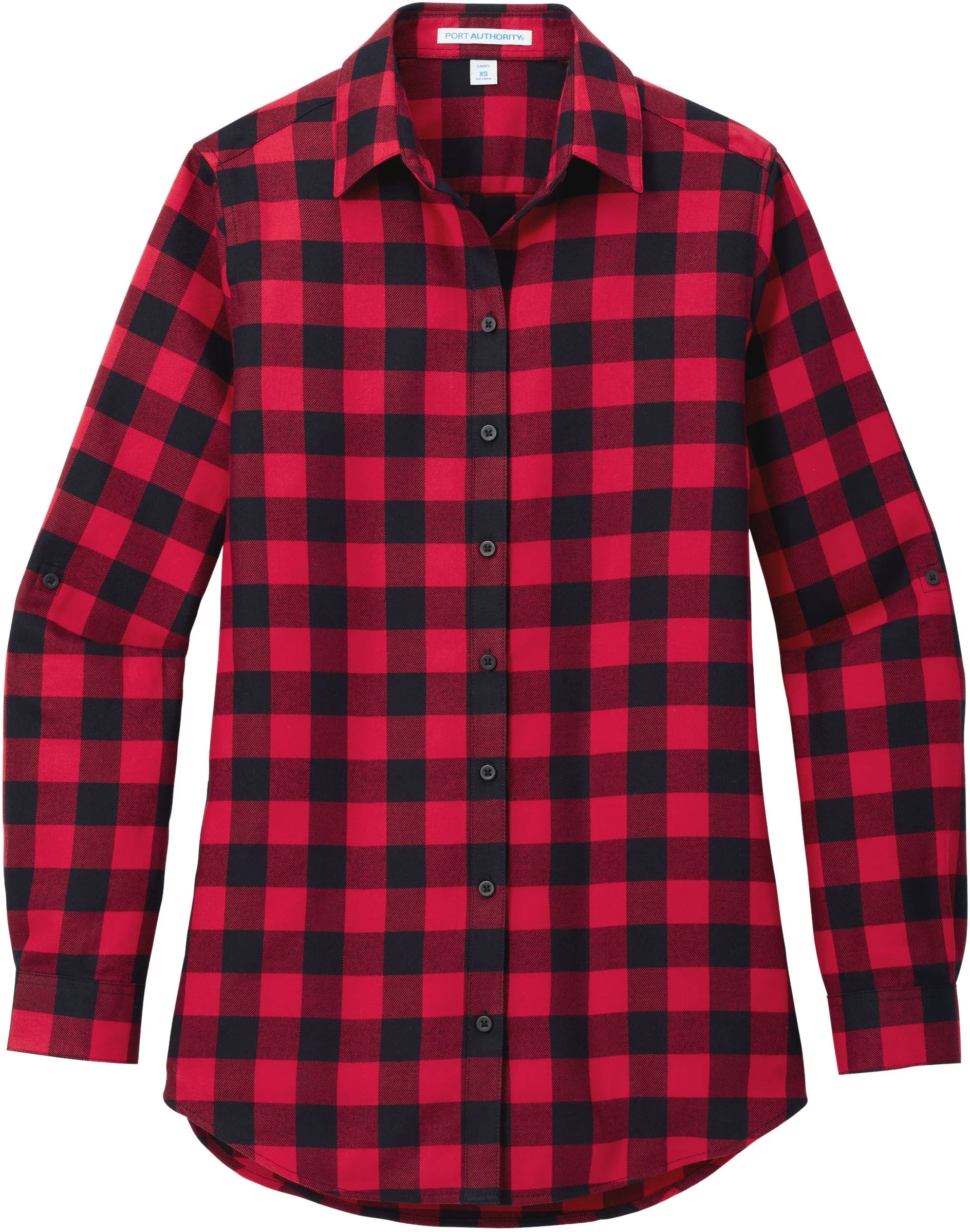 Port Authority Ladies Plaid Flannel Tunic