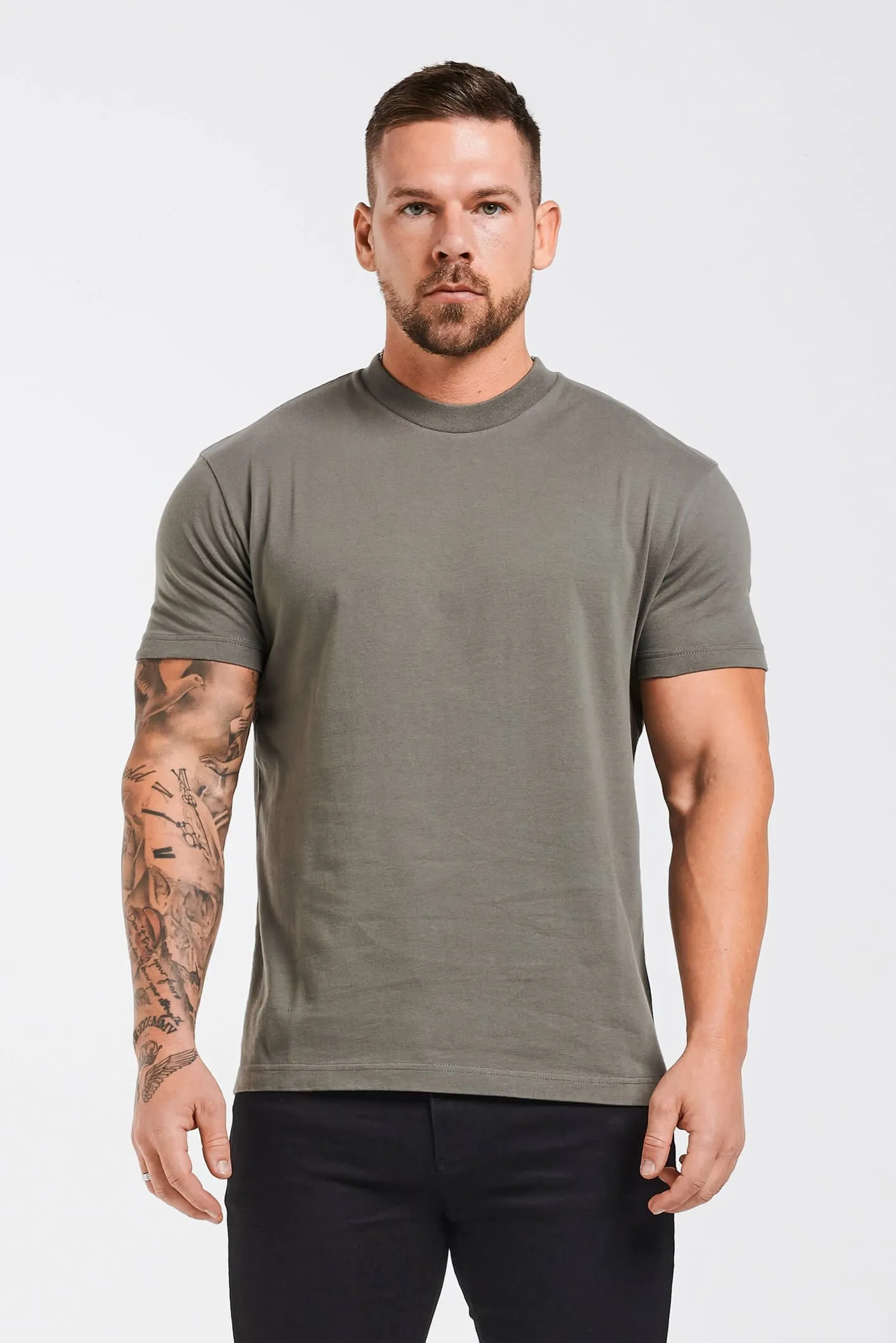 PREMIUM BASICS T-SHIRT - CHARCOAL GREY